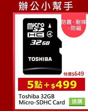 Toshiba 32GB Micro-SDHC Card (Class 4)