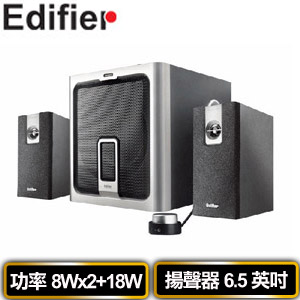 Edifier漫步者 M3400 2.1聲道電腦喇叭 (總功率34瓦) 34W~木質音箱 - myepson 台灣愛普生原廠購物網站