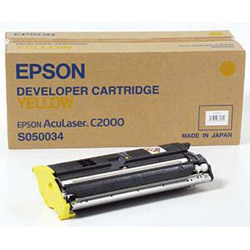EPSON 原廠碳粉匣 S050034(黃)（C1000/C2000）【95折】