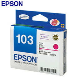 EPSON 103高印量XL墨水匣(紅)T103350