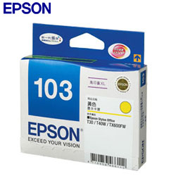 EPSON 103高印量XL墨水匣(黃)T103450