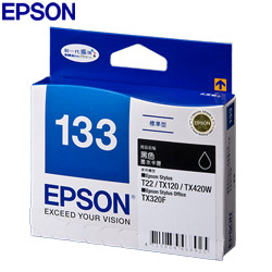 EPSON 133原廠墨水匣 T133150 (黑)