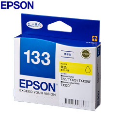 EPSON 133原廠墨水匣 T133450 (黃)
