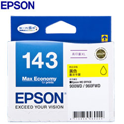 EPSON 143高印量XL墨水匣 T143450 (黃)
