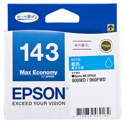 EPSON 143高印量XL墨水匣 T143250 (藍)