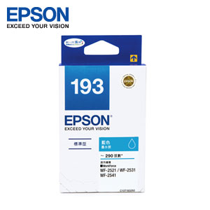 EPSON 193墨水匣 T193250 (藍)(WF-2631.WF-2651【2件9折】