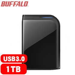 BUFFALO 巴比祿2.5吋1TB USB3.0 防震外接式硬碟黑(HD-PZ1.0U3/B