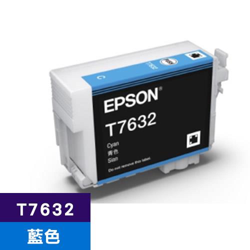 EPSON 原廠墨水匣 T763200 藍 (SC-P607適用)【此商品為大圖墨水不適用任何促銷活動】