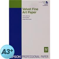 EPSON 【藝術作品/複製畫專用紙】A3+ 絲絨面藝術紙 S041637 (20張)【不適用任何折扣活動】