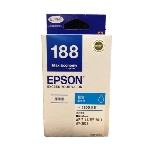 EPSON 原廠墨水匣 T188250 藍(WF-3621 / WF-7111/ WF-7611)