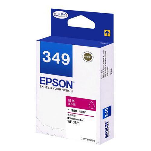 EPSON 原廠墨水匣 T349350紅 (WF-3721)