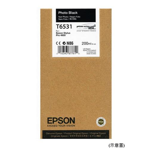 EPSON 原廠墨水匣 T653100 (亮黑) (Pro 4900)【此商品為大圖墨水不適用任何促銷活動】
