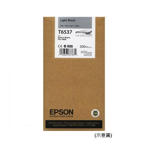 EPSON 原廠墨水匣 T653700 (淡黑) (Pro 4900)【此商品為大圖墨水不適用任何促銷活動】