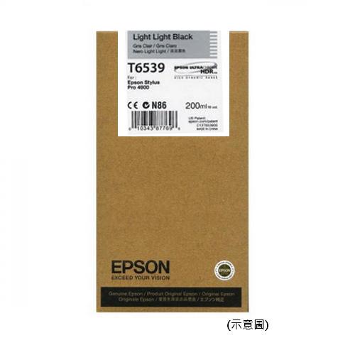 EPSON 原廠墨水匣 T653900 (超淡黑) (Pro 4900)【此商品為大圖墨水不適用任何促銷活動】