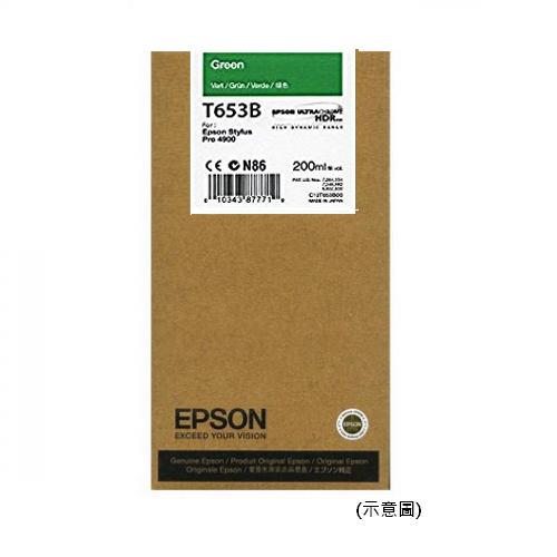 EPSON 原廠墨水匣 T653B00 (綠) (Pro 4900)【此商品為大圖墨水不適用任何促銷活動】