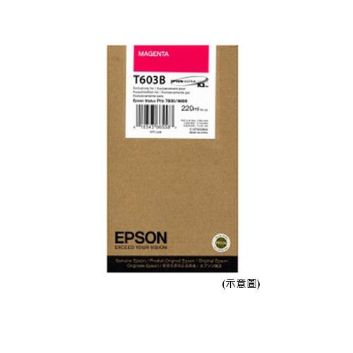 EPSON 原廠墨水匣 T603B00(紅色/220ml)(PRO 7800/9800)【此商品為大圖墨水不適用任何促銷活動】