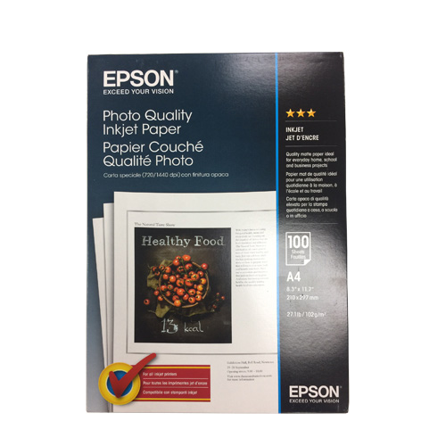 EPSON A4噴墨專用紙S041786 (100入) ｜EPSON台灣愛普生原廠購物網站