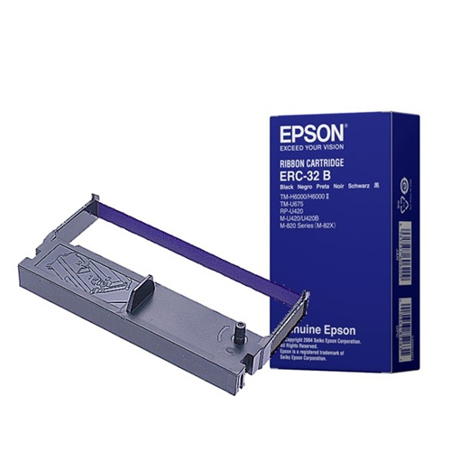 EPSON 收銀機色帶 ERC-32B (黑色)（TM-H6000II /TM-U675 /RP-U420 ）