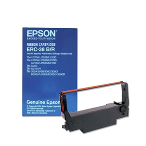 EPSON 收銀機色帶 ERC-38B/R(黑+紅) （TM-U220B）